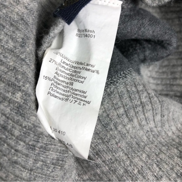 Cottonwood Vintage Grey Long Sleeve 1/4 Zip Wool Blend Sweater size XL - Picture 6 of 7